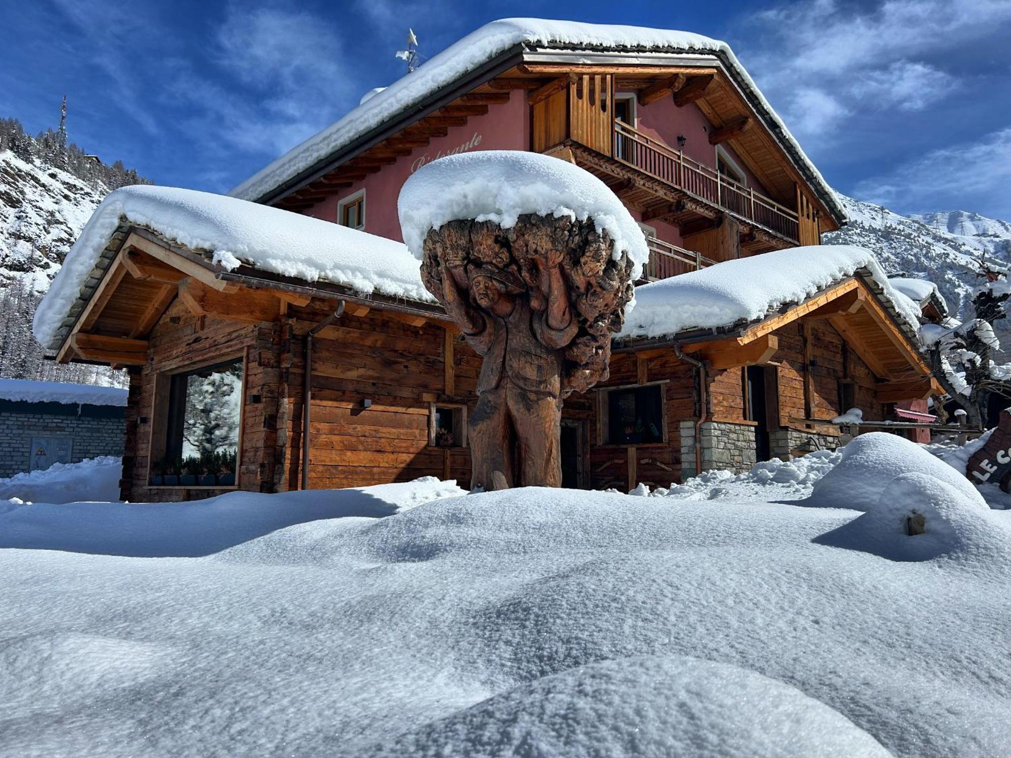 Hibou Chambres - Cogne Exteriör bild